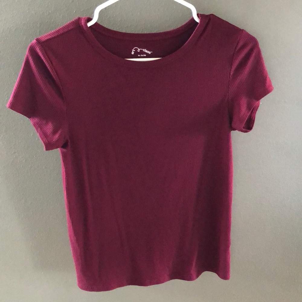 Girl’s Ribbed T-Shirt